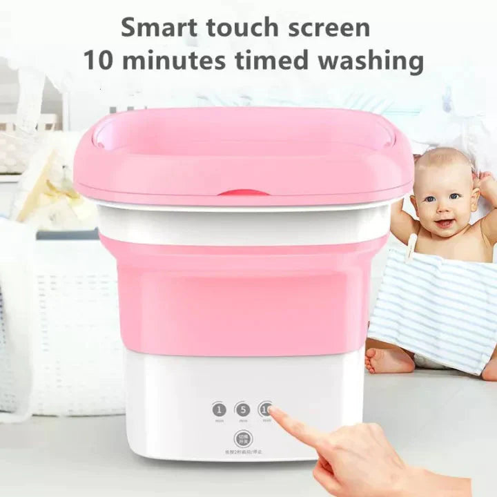 Portable Folding Washing  Machine with Dryer [Free home delivery]